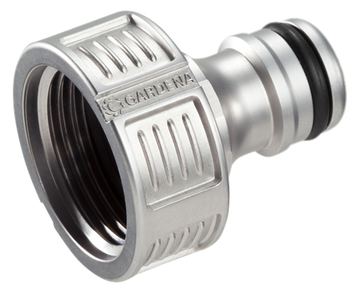 Gardena 18241-50 - Schlauchanschluss - 3/4" - Männlich/Weiblich - Metall - Silber von LumaTech