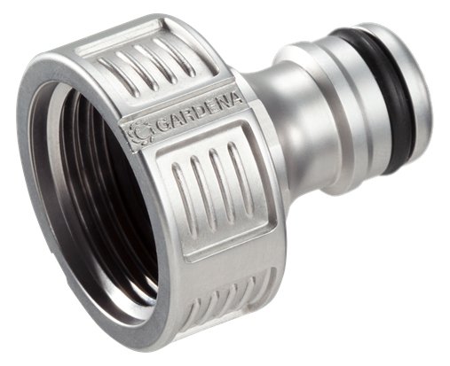 Gardena 18241-50 - Schlauchanschluss - 3/4" - Männlich/Weiblich - Metall - Silber