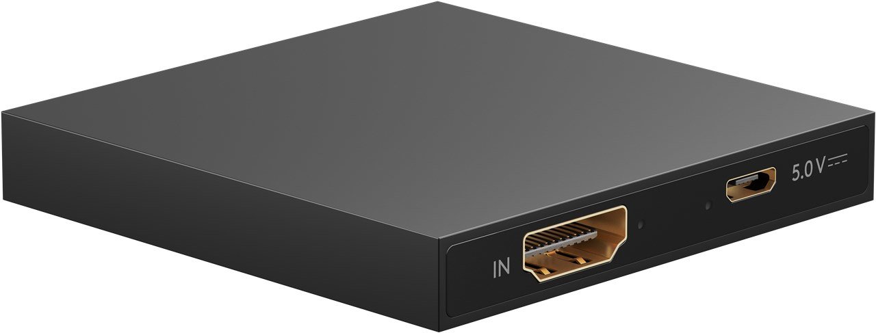 Wentronic 58480 - HDMI - 2x HDMI - 3840 x 2160 Pixel - 65 mm - 64,8 mm - 7,45 mm
