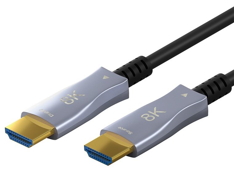 Wentronic 65558 - Aktiv Optisches HDMI Kabel AOC 8K 60Hz 10 m - Kabel - Digital/Display/Video