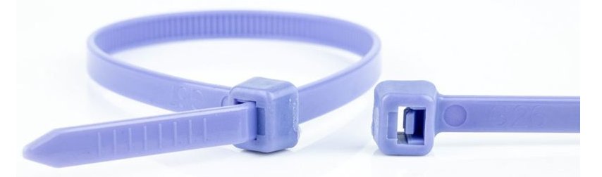 WKK Kunststoffkabelbinder Violett 100 St.