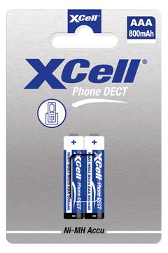 XCell Akku Dect Phone X800 Micro AAA 2St. - Akku - Micro (AAA) von LumaTech