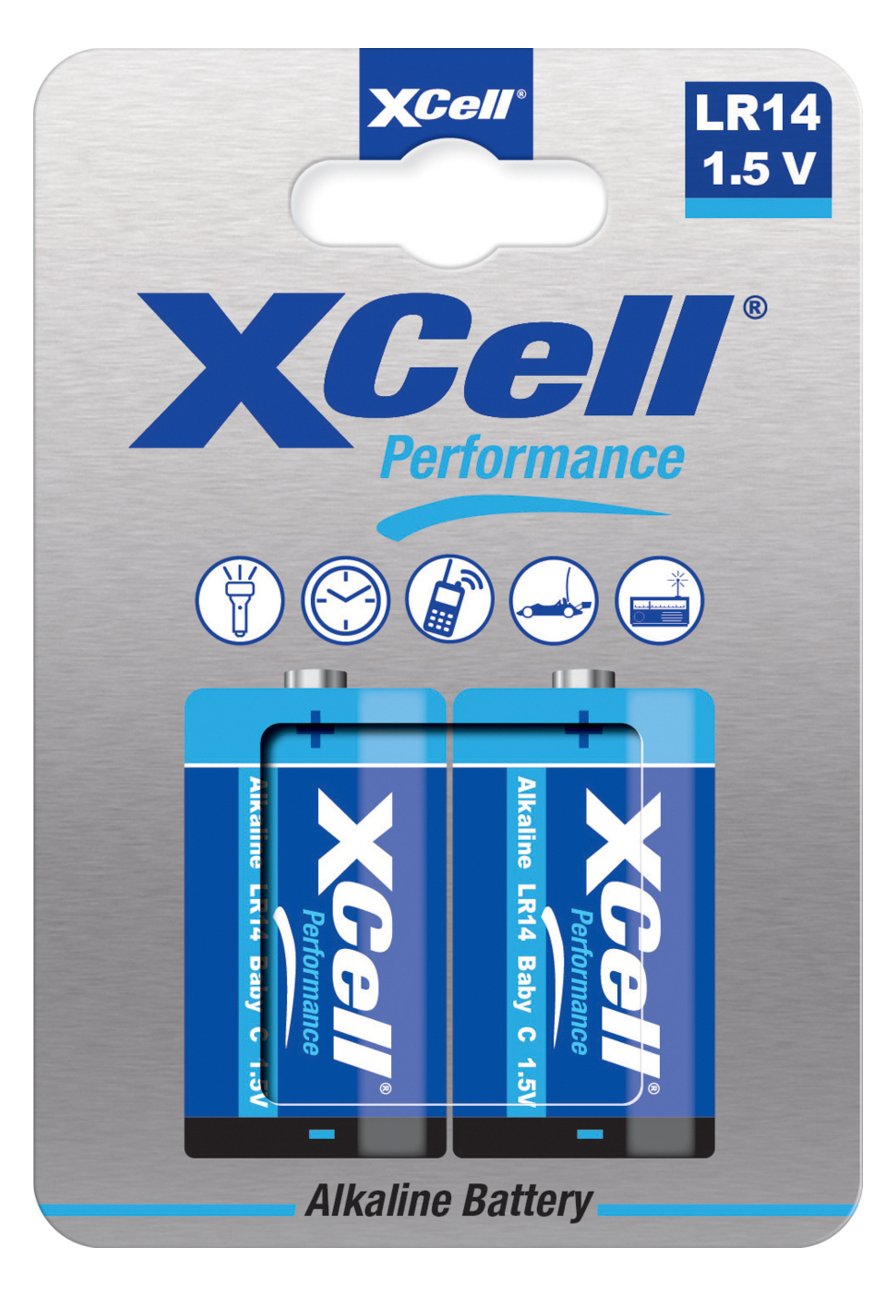 XCell Batterie Performance Alkaline LR14 Baby C 2St. - Batterie - Baby (C)
