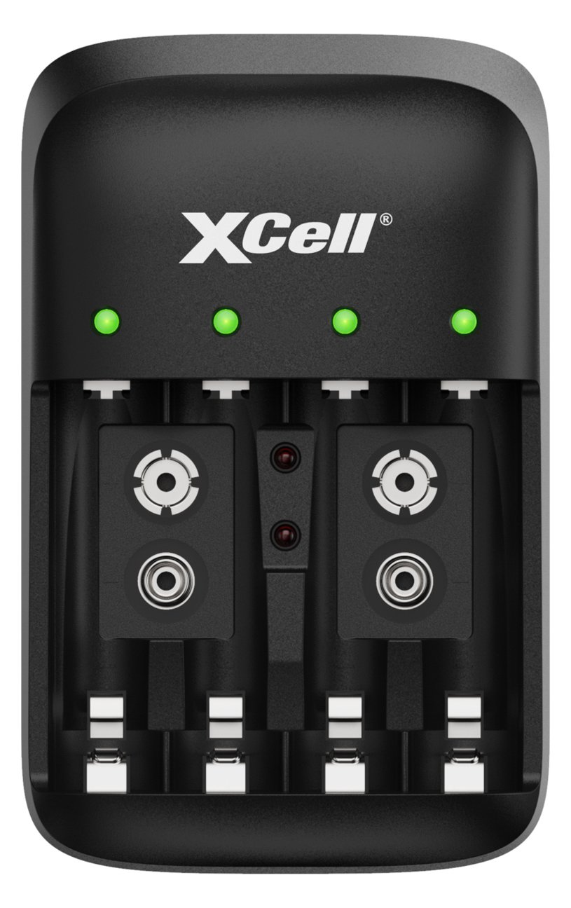 XCell Ladegerät BC-X500 unbest. 1-4x AAA AA 1-2x Block - Ladegerät - Nickel-Metallhydrid (NiMH)
