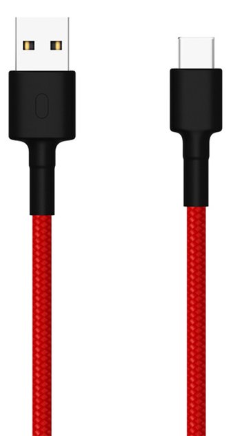 Xiaomi SJV4110GL - 1 m - USB A - USB C - Schwarz - Rot