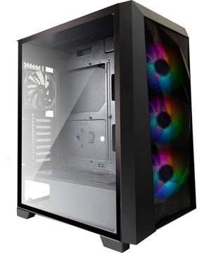 Xilence Performance A + X712.RGB - Mid tower - ATX - Seitenteil mit Fenster (gehärtetes Glas) von LumaTech
