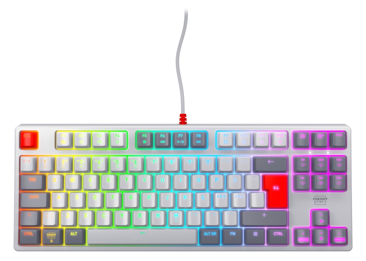 Xtrfy CHERRY XTRFY K4V2 - Retro Edition - Tastatur - TL: Nordisch, QWERTY