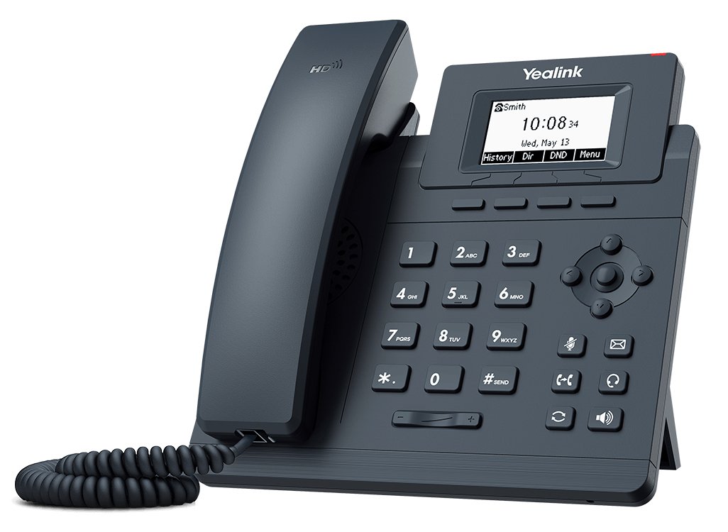 Yealink SIP-T30P - IP-Telefon - Schwarz - Kabelgebundenes Mobilteil - 1000 Eintragungen - Tasten - LCD