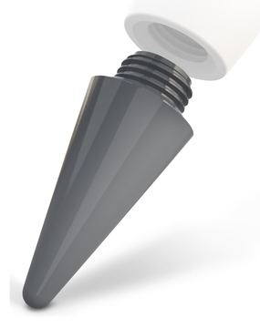 ZAGG Ersatzspitze für Stift - Grau (Packung mit 4) von LumaTech
