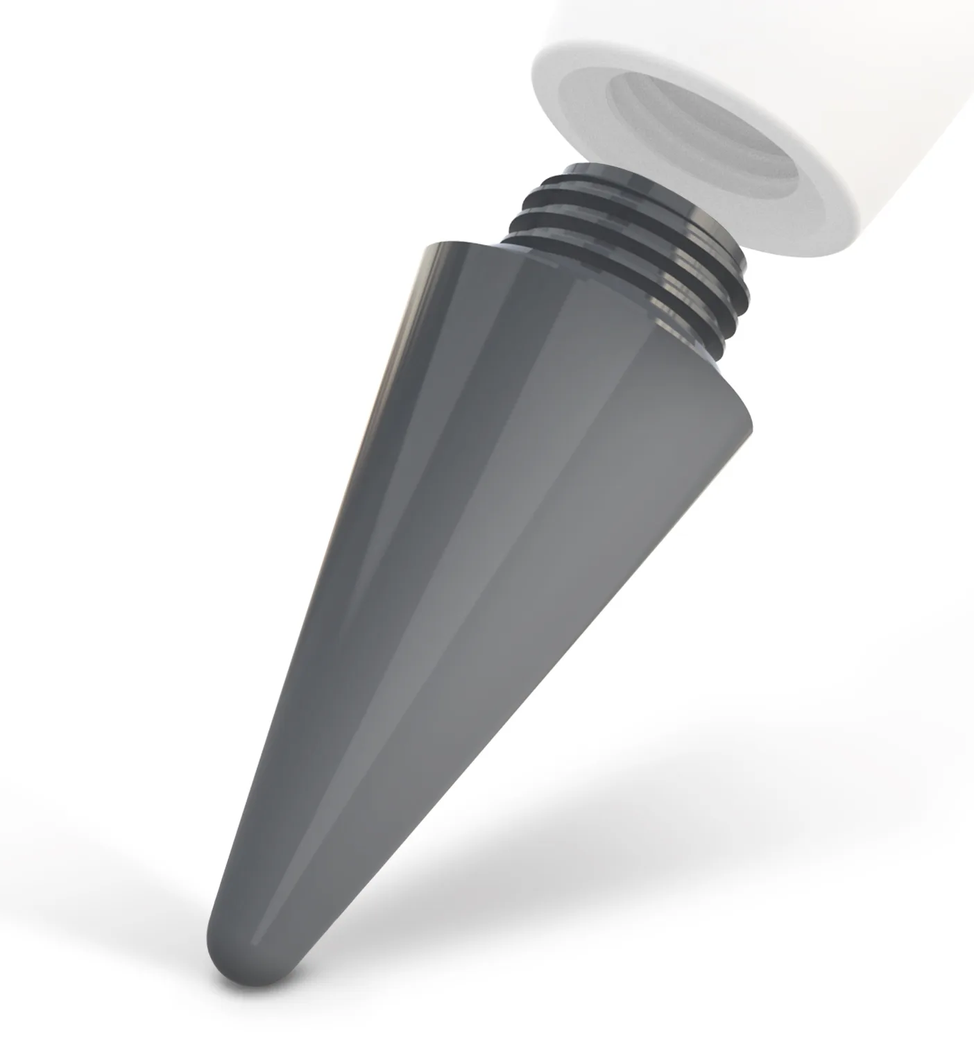 ZAGG Ersatzspitze für Stift - Grau (Packung mit 4), Ansicht 2