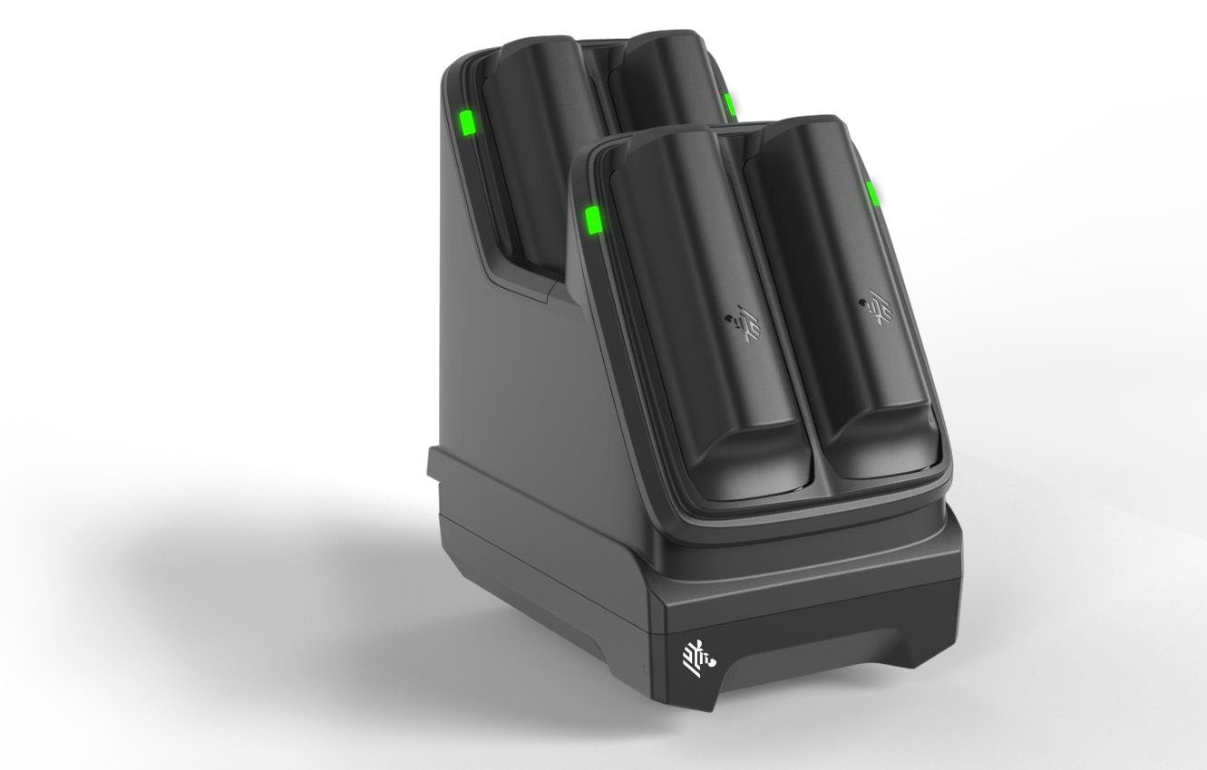 Zebra 4 Steckplätze - Batterieladegerät - für MC27