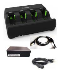 Zebra 4-Slot Battery Charger Kit - Batterieladegerät von LumaTech