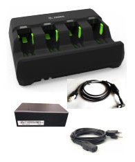 Zebra 4-Slot Battery Charger Kit - Batterieladegerät