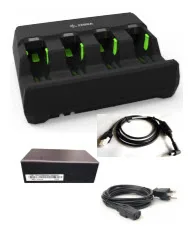 Zebra 4-Slot Battery Charger Kit - Batterieladegerät, Ansicht 2