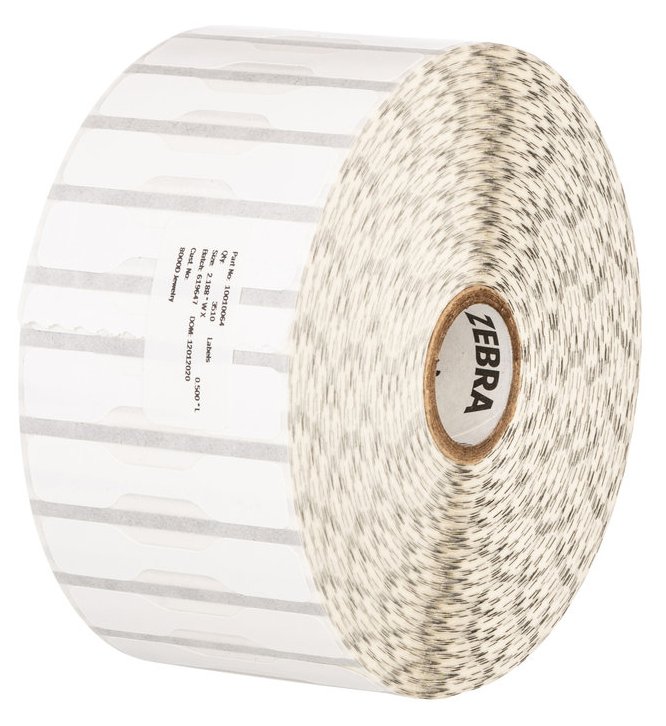 Zebra 8000D Jewelry - Polypropylen (PP) - permanenter Acrylklebstoff - weiß - 55.88 x 12.7 mm 21060 Etikett(en)