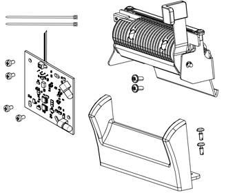 Zebra Drucker: Etikettenspende-Option - für Zebra ZT220 von LumaTech