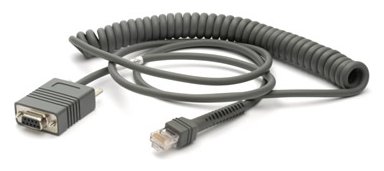 Zebra Kabel seriell - DB-9 (W) - 2.7 m - gewickelt