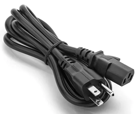 Zebra Stromkabel - power CEE 7/7 (M) zu power IEC 60320 C13, Ansicht 2