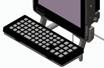 Zebra Tastaturarmbefestigungsplatte - für Zebra von LumaTech