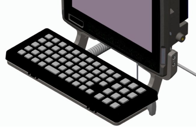 Zebra Tastaturarmbefestigungsplatte - für Zebra