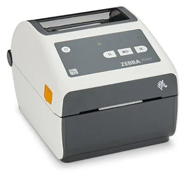 Zebra ZD421c-HC - Etikettendrucker - Thermotransfer - Rolle (11,2 cm) - grau, weiß, Ansicht 2