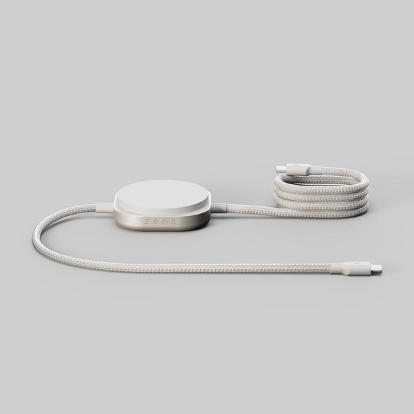 Zens Wireless Ladekabel Pro2 Qi2 weiß