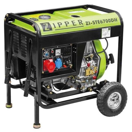 Zipper ZI-STE6700DH - 5700 W - 230 V - 12,5 l - Diesel - Elektronisch - 12 V