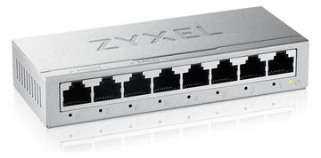 ZyXEL GS-100 series GS-108B - Version 5 - Switch - unmanaged - 8 x 10/100/1000 - Desktop - wandmontierbar von LumaTech