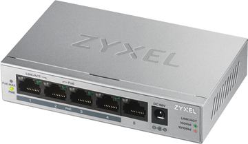 ZyXEL GS1005HP - Switch - unmanaged - 4 x 10/100/1000 (PoE+) von LumaTech
