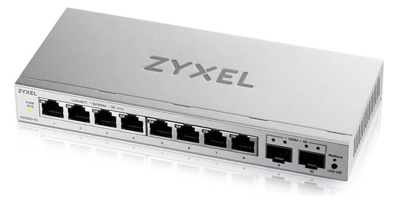 ZyXEL GS1200-10 v3 2 x SFP web smart - Switch - Switch - 1 Gbps