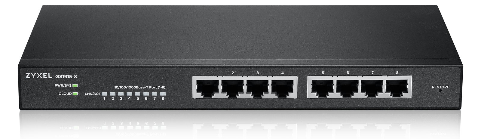 ZyXEL GS1915 Series GS1915-8 - Switch - kompatibel mit NebulaFLEX