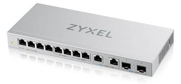 ZyXEL XGS1010-12 v2 12-Port Gigabit UnmanagedSwitch with 8-Port 1G+ 2-Port 2.5G+ - Switch - 1 Gbps von LumaTech