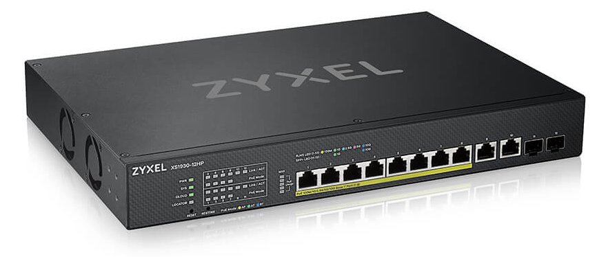 ZyXEL XS1930-12HP - Switch - Smart - 8 x 100/1000/2.5G/5G/10GBase-T (PoE++)