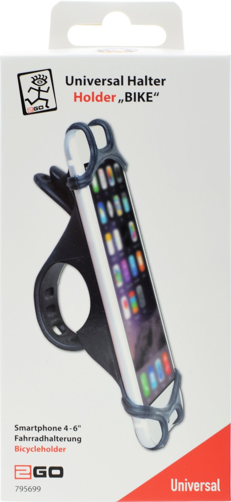 2GO BIKE - Fahrradhalterung für Handy - universal