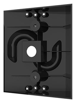 2N Telecommunications 2N 9155071 - Rückenplatte - Schwarz - 2N Telecommunications - Wand - 2N IP Solo intercom - 115 mm von LumaTech