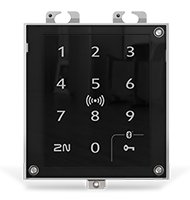 2N Telecommunications Access Unit 2.0 Touch keypad & Bluetooth & RFID - 125kHz 13.56MHz NFC PICard