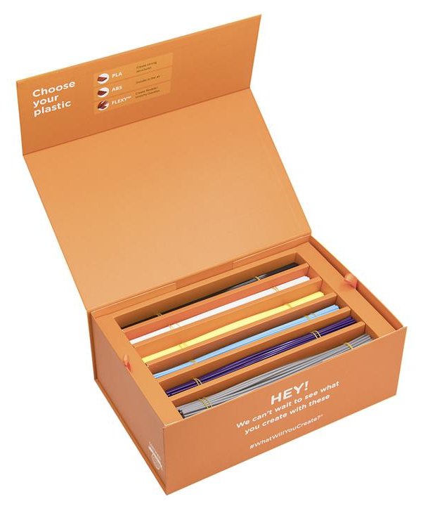 3Doodler Create LP Plastic Kit - Filament-Nachfüller - Mehrfarbig - Acrylnitril-Butadien-Styrol (ABS) - 1200 Stück(e)