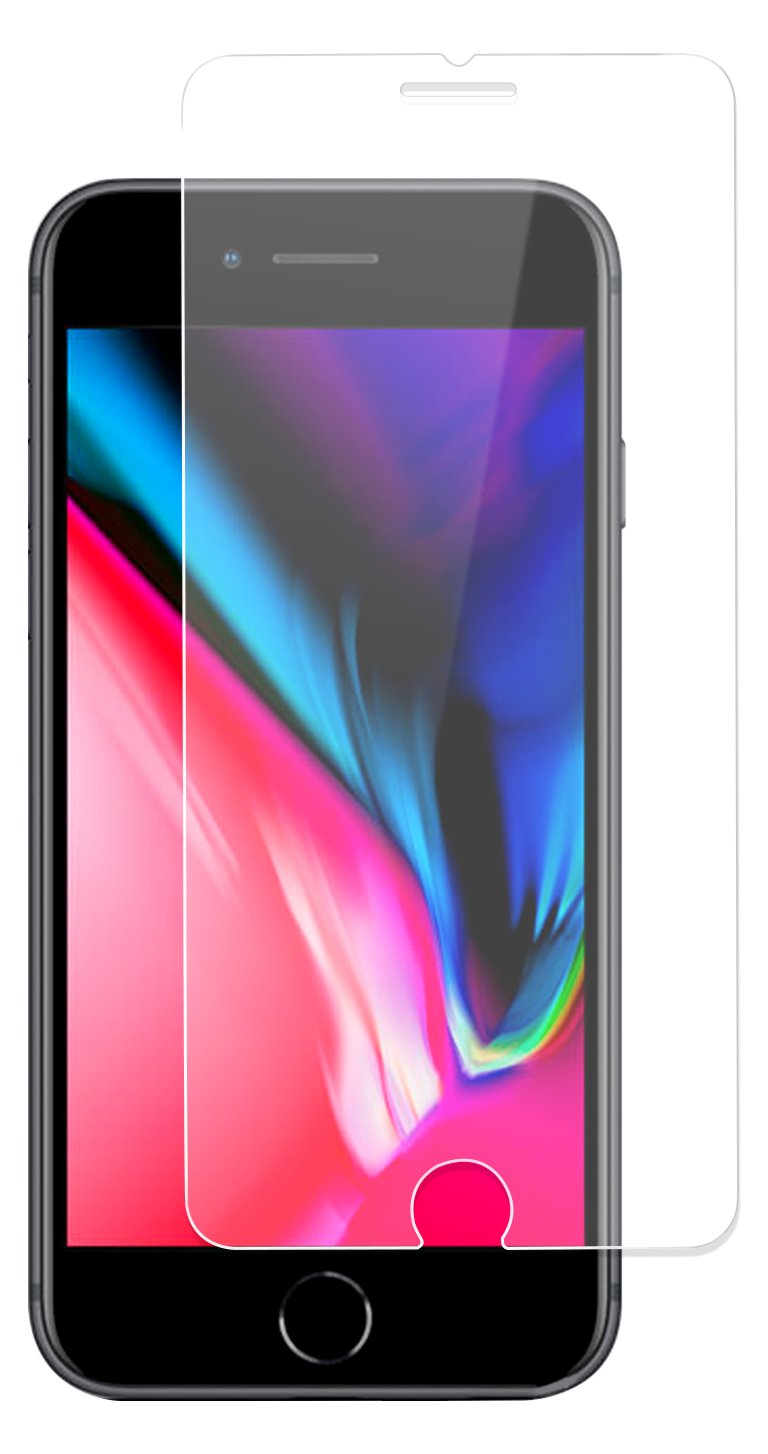 4smarts Second Glass X-Pro - Bildschirmschutz für Handy - Glas - klar - für Apple iPhone 7, 8, SE (2. Generation)