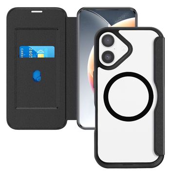 4smarts Urban Pro Flipcase Apple iPhone 17 Qi2 ready black von LumaTech
