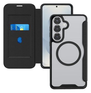 4smarts Urban Pro Flipcase Samsung Galaxy S26 Qi2 ready black von LumaTech