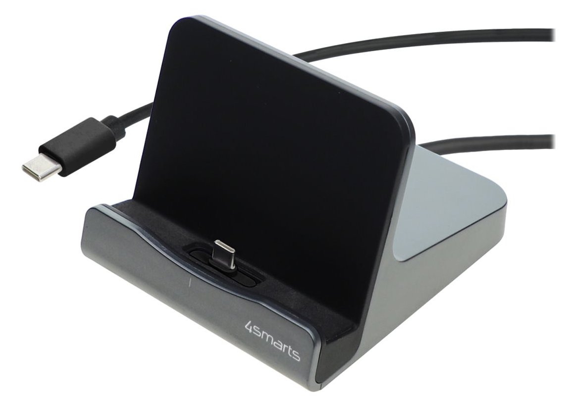 4smarts VoltDock - Ladeständer - 60 Watt - 3 A - PD, QC (24 pin USB-C)