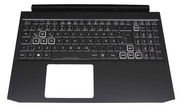 Acer 6B.QB2N2.014 Tastatur inkl. Topcase schwarz/weiss/schwarz mit - Tastatur - TL: Deutsch, QWERTZ von LumaTech