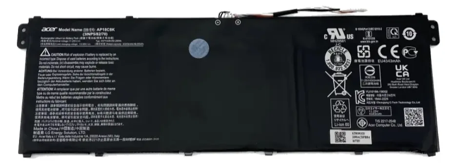 Acer Battery 3S1P 3-Cell KT.0030G.020 Battery Acer - Batterie - 4.343 mAh, Ansicht 2