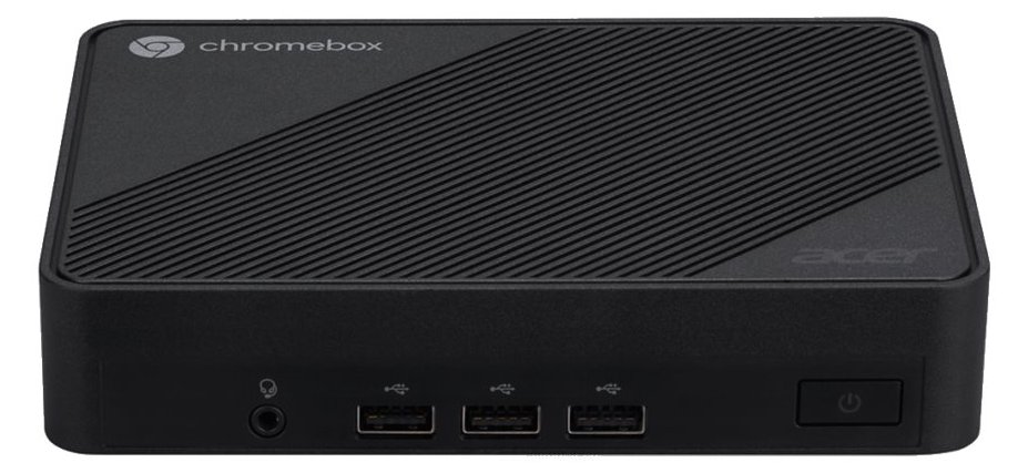 Acer Chromebox Mini CXM2 - Mini-PC - 1 x N-series N150 - RAM 8 GB - Flash - eMMC 64 GB - Wi-Fi 6E, Bluetooth, 1GbE