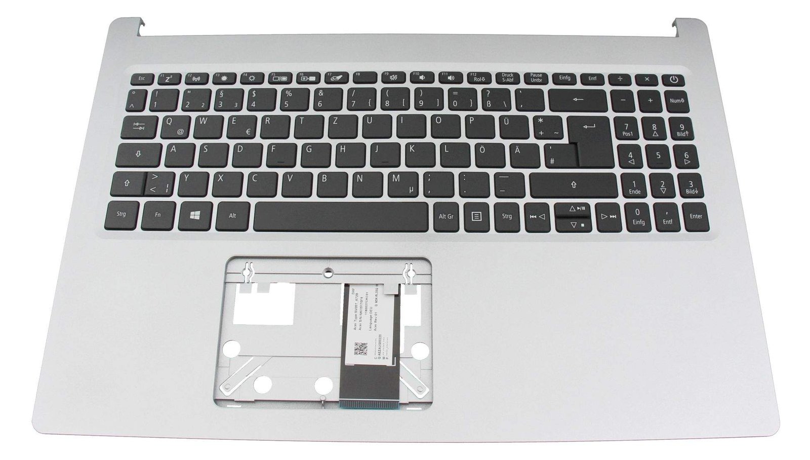 Acer Cover Upper - Cover + keyboard - Acer - TL: Deutsch, QWERTZ