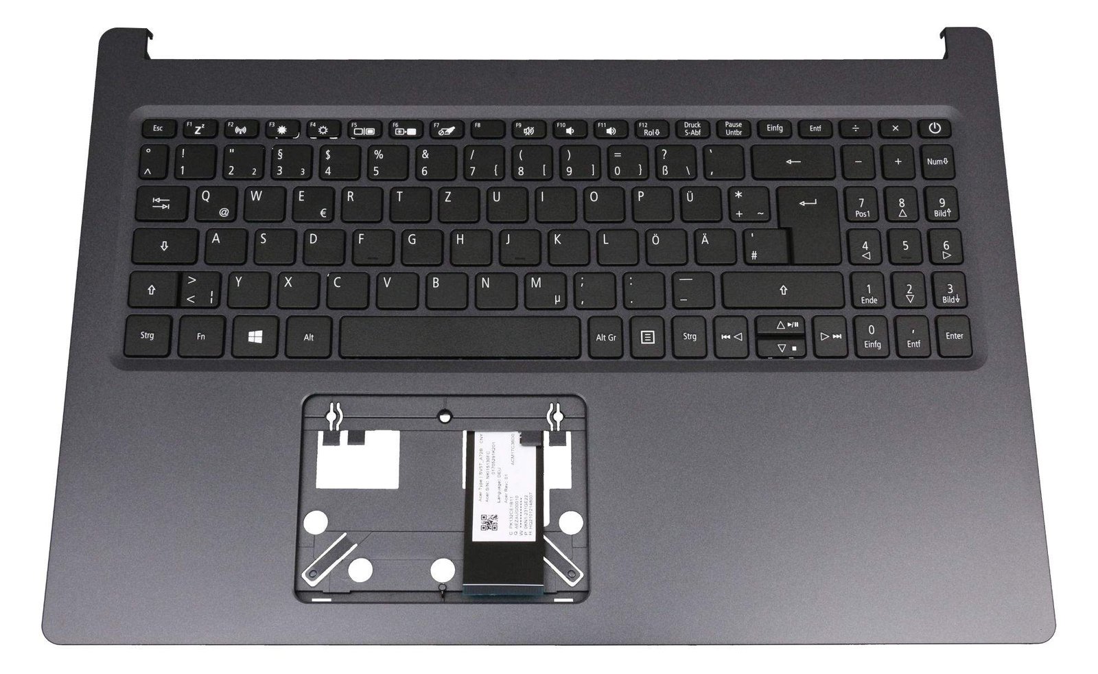 Acer Cover Upper - Cover + keyboard - Deutsch - Acer