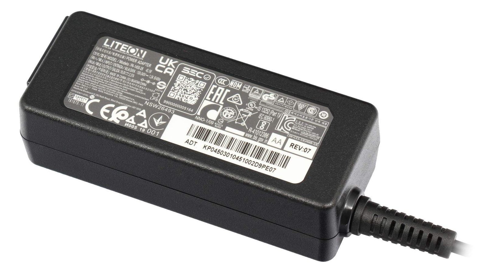 Acer Netzteil - AC - 45 Watt - Schwarz