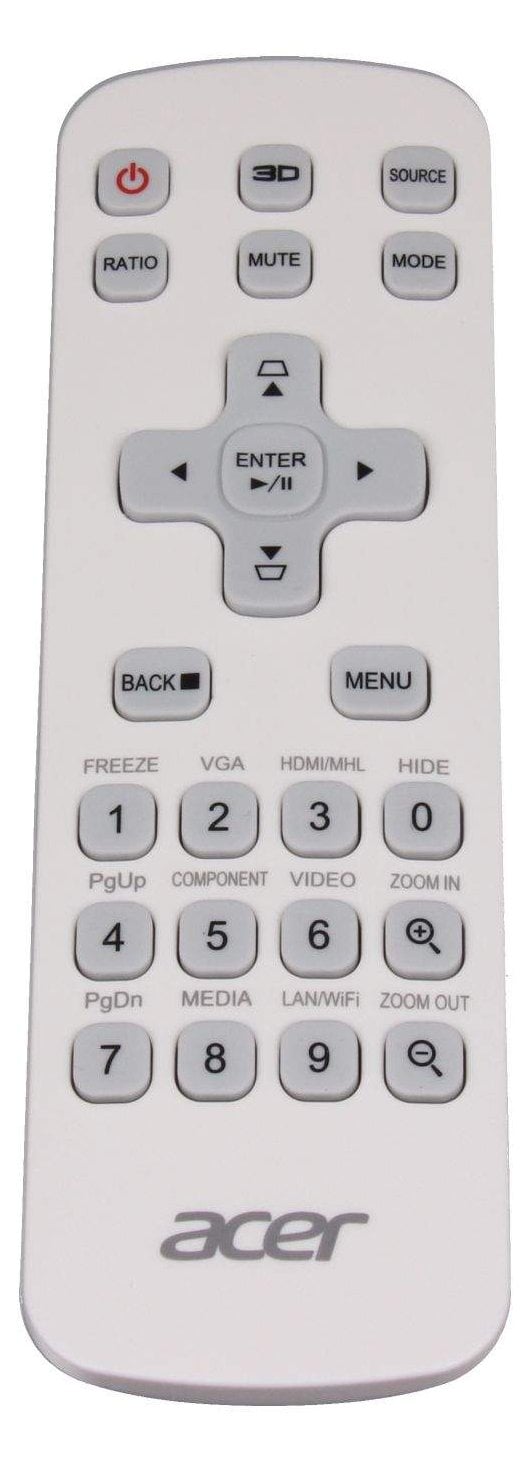 Acer REMOTE CONTROL.25K.WHITE. WO/LASER
