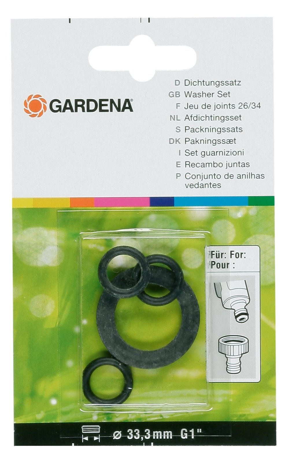 Gardena Dichtungssatz - geeignet für 33,3 mm
