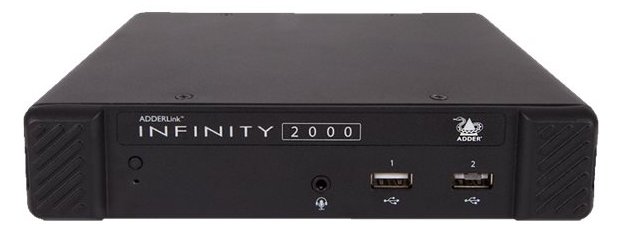 Adder AdderLink INFINITY 2000 Series 2122 - Video/Audio/USB/Netzwerk Extender - Empfänger - USB - bis zu 20 km - 1U